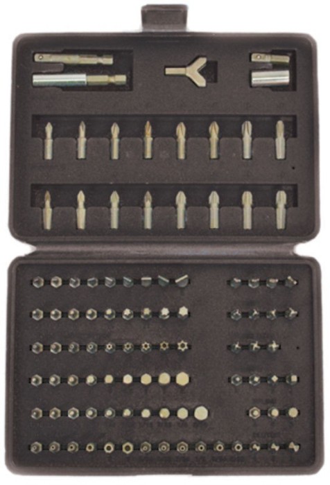 Set biti cu adaptor bormasina si adaptor clicket 100 piese Gadget DIY