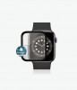 PanzerGlass - Geam Securizat Full Silicone pentru Apple Watch Series 4, 5, 6, SE 44mm, black