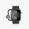 PanzerGlass - Geam Securizat Full Silicone pentru Apple Watch Series 4, 5, 6, SE 44mm, black