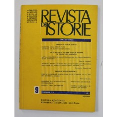 REVISTA DE ISTORIE , TOMUL 35 , NR. 9 , SEPTEMBRIE , 1982