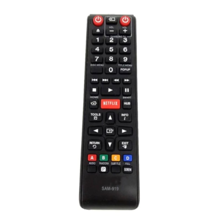 Telecomanda Universala LCD, SYNO, Buton Netflix, Distanta 8 m, Negru