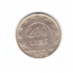 Moneda Italia 200 lire 1978, stare buna, curata