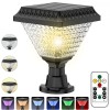 Lumina Solara de Gradina pentru Stalpi / Gard - LED cu 6 culori RGB si 3 moduri de iluminare Neutru/Cald/Rece, Rezistenta la Apa si Intemperii IP65, P