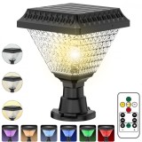 Cumpara ieftin Lumina Solara de Gradina pentru Stalpi / Gard - LED cu 6 culori RGB si 3 moduri de iluminare Neutru/Cald/Rece, Rezistenta la Apa si Intemperii IP65, P