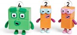 Set figurine Numberblocks Patru si Teribilii Doi, 3 piese, 3 ani+