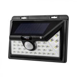 Lampa Solara Perete LED 350lm, Senzor Miscare &amp; Amurg, Neo 99-088, Acumulator Li-Ion, IP44, 160x105x47mm, Montaj Facil