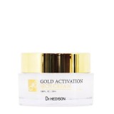 Dr. Hedison, Gold Activation, Aur 24K, Anti-&icirc;mbătr&acirc;nire, Cremă bogată, Pentru față, 50 ml