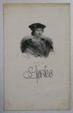 F.S. DELPECH ( 1778 - 1825 ) - CHARLES VIII , LITOGRAFIE MONOCROMA , CCA. 1820