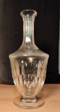 Decantor de vin, cristal masiv fatetat, Baccarat Carcassonne -