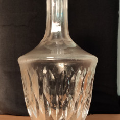 Decantor de vin, cristal masiv fatetat, Baccarat Carcassonne -