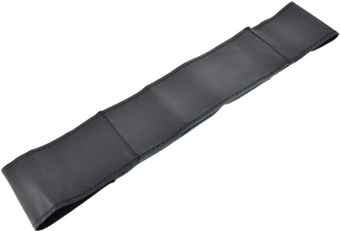 Husa volan piele cu gaurele 4C388 marimea L negru