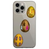 Husa personalizata apple iphone 14 pro max, egg gold