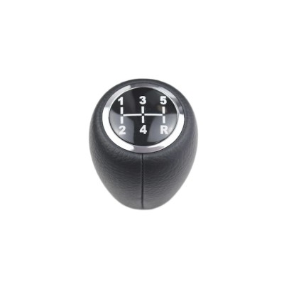 Nuca schimbator de viteze Emzone, Compatibil cu Chevrolet Cruze/Aveo/Kalos, 5 trepte, Piele/ABS, Negru foto