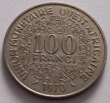 Statele Africii de Vest , 100 Francs 1970, Africa