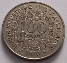 Statele Africii de Vest , 100 Francs 1970