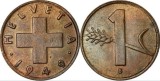 Elvetia 1949 - 1 rappen, circulata