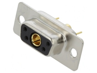 Mufă Mamă D-Sub 5 PIN pentru PCB THT 240V foto
