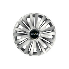 Set 4 capace roti Cu Inel Cromat Royal R16 pentru gama auto Smart