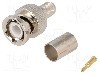 Conector BNC, 75&Omega;, tata, aurit, {{Producator}} -