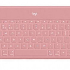 Tastatura Bluetooth Logitech Keys-To-Go, pentru iPhone, iPad, Apple TV, Mac, layout UK (Roz)