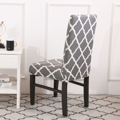 Husa universala pentru scaune clasice, model ROMB, culoare GRI + ALB FAVLine Selection foto