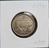 Irlanda 1 shilling 1939 5.56 gr