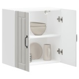 VidaXL Dulap de bucatarie "Lucca" din lemn prelucrat alb lucios 853819