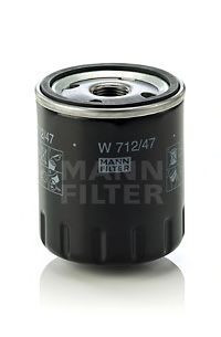 Filtru ulei RENAULT CLIO II (BB0/1/2, CB0/1/2) (1998 - 2005) MANN-FILTER W 712/47