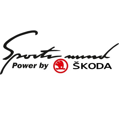 Sticker Auto Skoda Sport Mind , Autocolant Tuning cu Design Sportiv foto