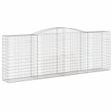 Cumpara ieftin Cos gabion arcuit, 400x50x140/160 cm, fier galvanizat