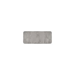 Covoras Decorativ de Iarna, Imitatie Blana Rabbit, Taupe, 140x60cm