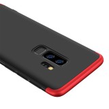 Husa Samsung Galaxy S9 Plus GKK 360 Full Cover, Plastic, Rezistenta la Socuri, Negru/Rosu