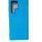 Husa silicon protectie camera cu microfibra Samsung Galaxy S22 Ultra Albastru