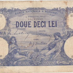 ROMANIA 20 LEI Februarie 1913 aF