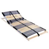 Bază cu lamele Manual Maro 70 x 190 cm Lemn și Metal