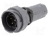 Conector circular, tata, 3 pini, BULGIN - PXP7011/03P/ST/1315