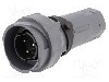 Conector circular, tata, 3 pini, BULGIN - PXP7011/03P/ST/1315 foto