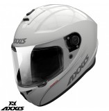 Cumpara ieftin Casca integrala pentru scuter - motocicleta Axxis model Draken S V.2 A10 alb lucios &ndash; tip viziera: MT-V-18C XXL (63/64cm)
