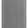 Traversa Festonata Surfilata Premium, Greceasca, Latime 0.8m, Model Lester, Marime 80 x 300 cm, Gri, Antiderapant, Antialergic, Polipropilena, Living,