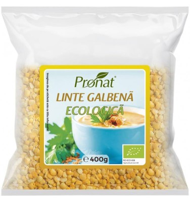 Linte Galbena Bio 400 grame Pronat foto
