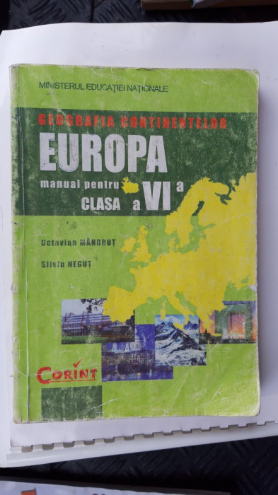 GEOGRAFIA CONTINENTELOR CLASA A VI A - MANDRUT ,NEGUT EDITURA CORINT