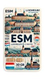 eSIM Luxembourg, 100GB, 30 Days, Standard