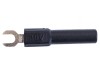Furcă Mufă Banană 4mm 60VDC 36A Neagră