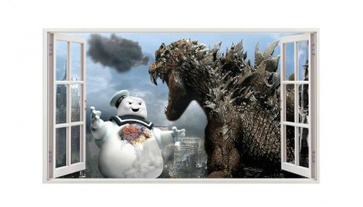 Sticker decorativ cu Dinozauri, 85 cm, 4351ST foto