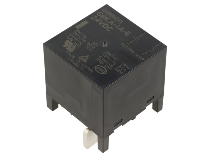 Releu electromagnetic 24V DC 50A