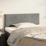 Gossi tablie de pat, gri deschis, 100x5x78/88 cm, catifea