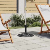 vidaXL Suport de umbrelă, negru, 48x48x33 cm, fontă 317749