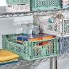Lada Pliabila Plastic Gri 15L, 40x30x14.5 cm, Cutie Depozitare Multifunctionala, Organizare Casa