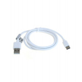 Cablu de date OTB USB tip C (USB-C) tata la USB A (USB-A 2.0) tata 1,0 m alb