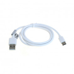 Cablu de date OTB USB tip C (USB-C) tata la USB A (USB-A 2.0) tata 1,0 m alb